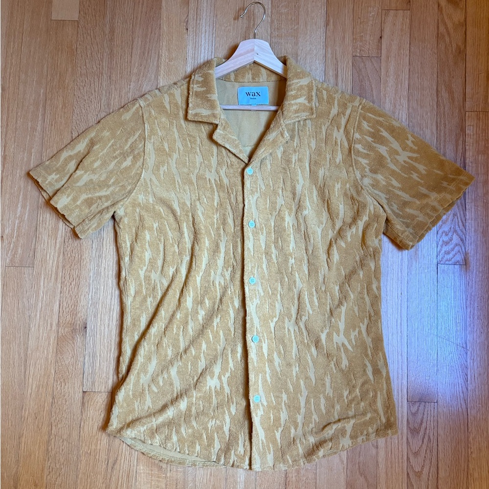 Wax London Terry Cloth Camouflage Shirt M/L